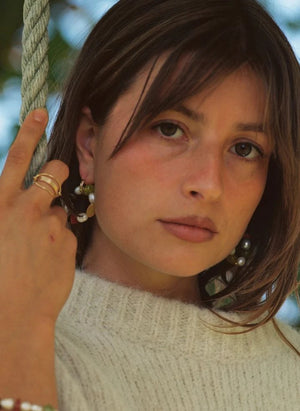 Camille Colette Studio - Pendientes Redondos Gaia | Multicolor