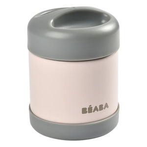 Béaba - Yalıtımlı Paslanmaz Çelik Yiyecek Saklama Kabı - 300 ml | Pembe