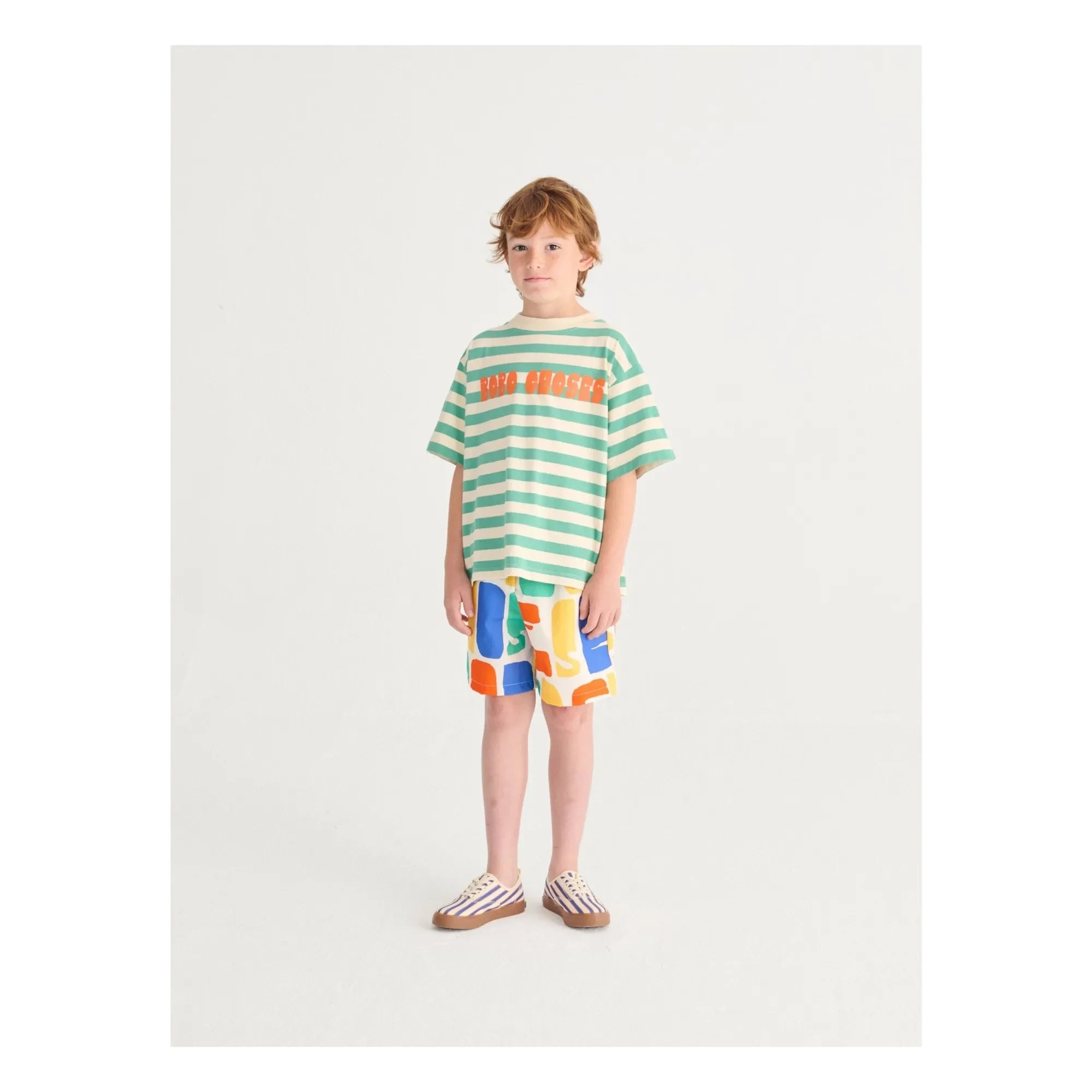 Bobo Choses - Zapatillas de deporte con cordones a rayas | Azul