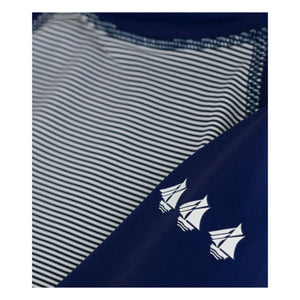 Petit Bateau - Camiseta de baño con protección UV a rayas | Azul marino