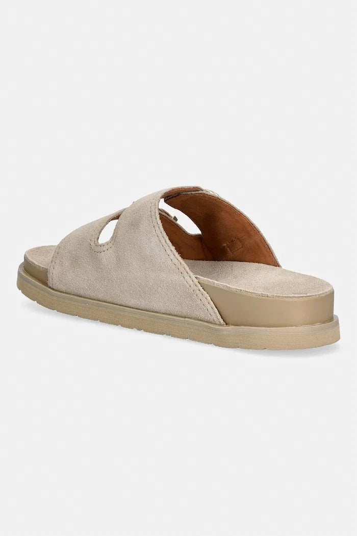 Gant zapatillas de mujer destalonadas de ante con puntera abierta Mardale