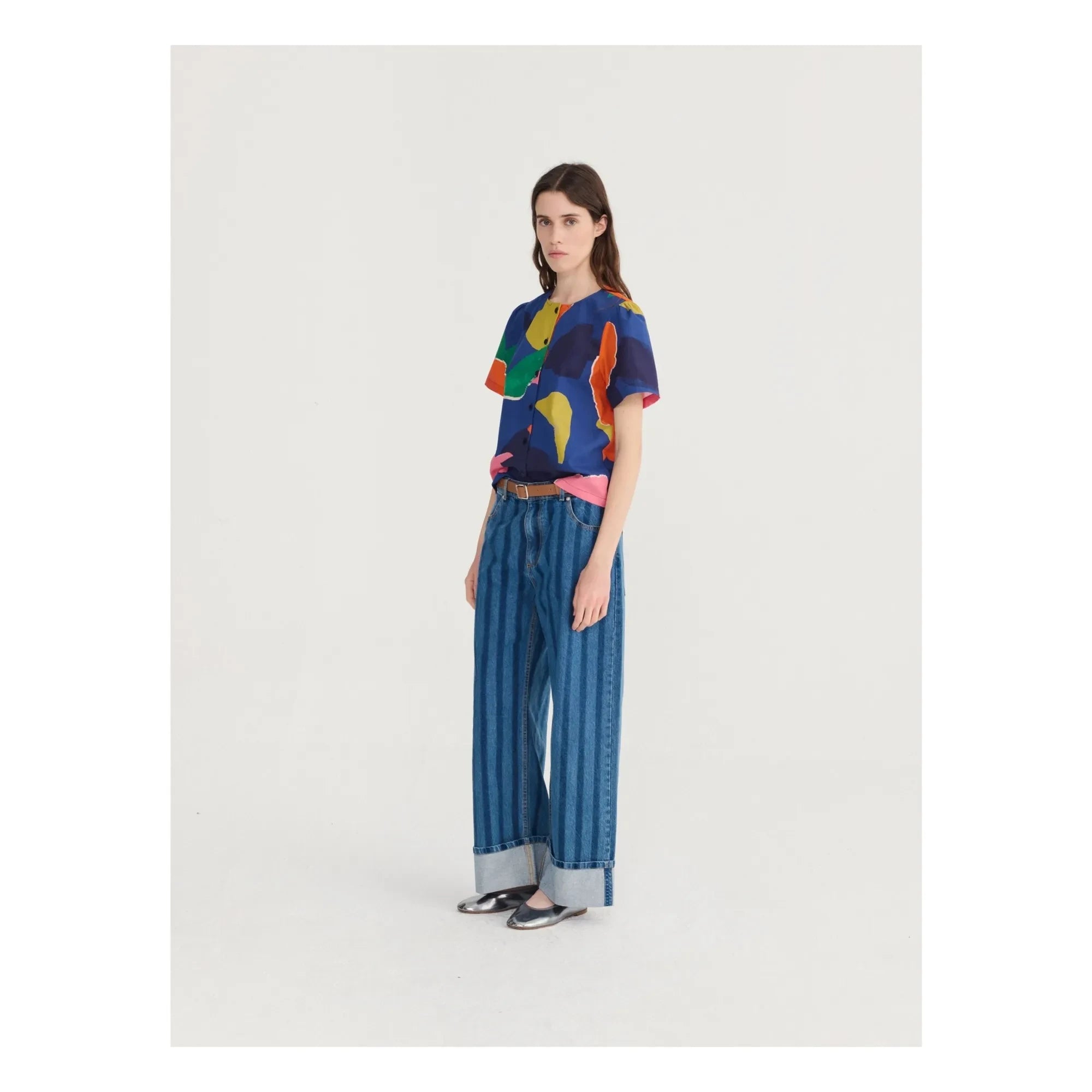 Bobo Choses - Blusa de algodón orgánico color flor | Rosa