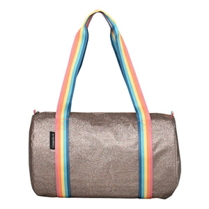 Caramel & Cie - Bolsa de fin de semana con purpurina | Cobre rojo