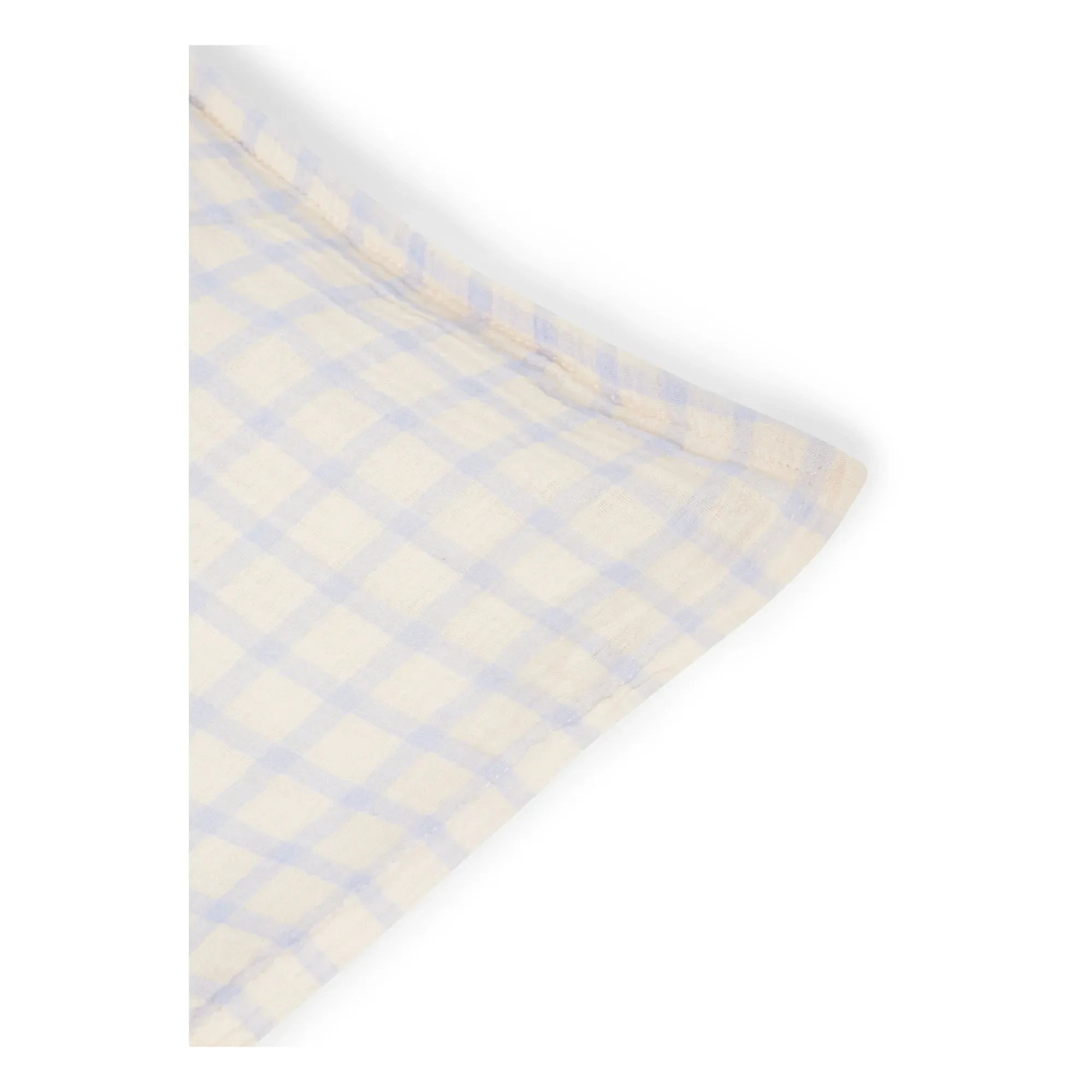 garbo&friends - Funda de almohada Gingham Sky | Azul claro