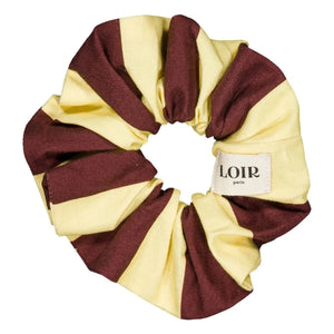 Loir - Chouchou Lou Algodón Orgánico Rayado Bicolor | Burdeos