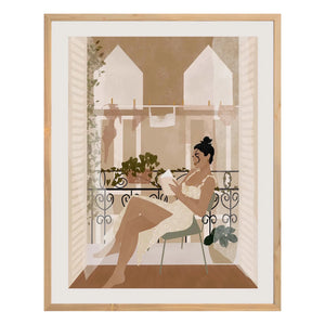 Carla Llanos - Póster de verano en París
