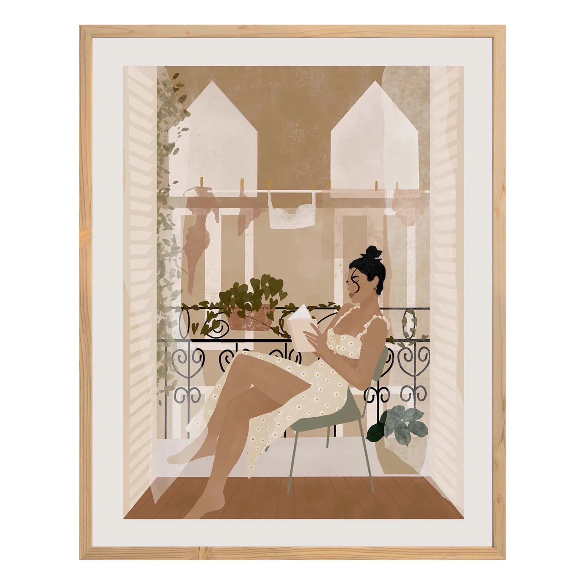 Carla Llanos - Póster de verano en París