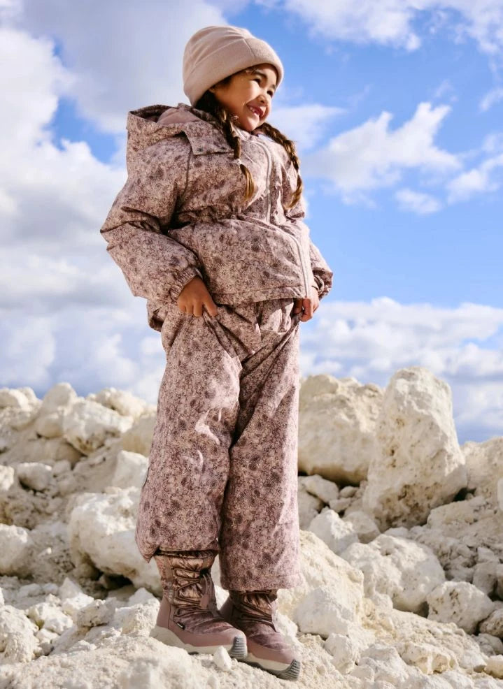 Wheat - Chaqueta de esquí con faldón para nieve | Rosa claro