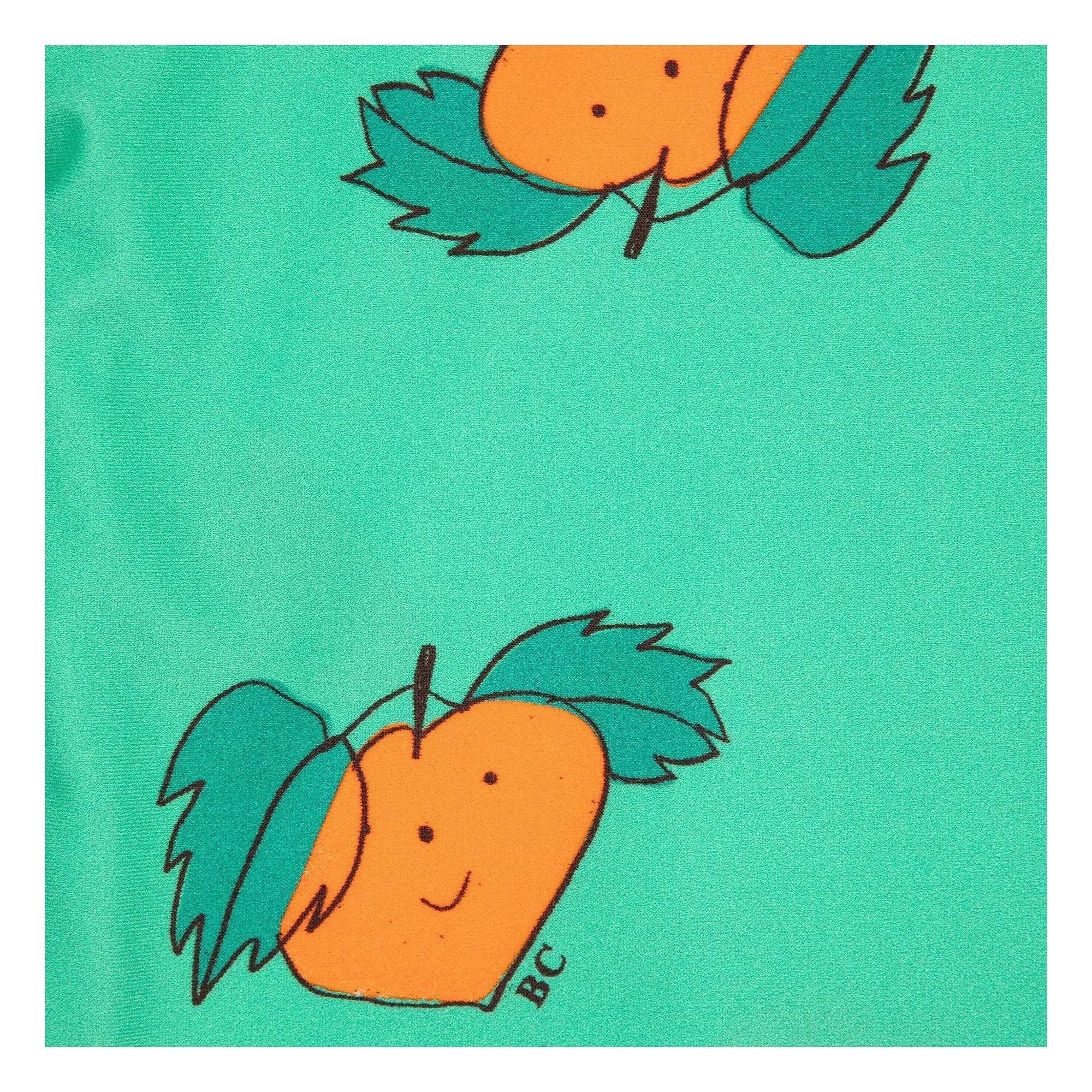 Bobo Choses - Camiseta de baño UV para bebé en fibra reciclada naranja | Verde