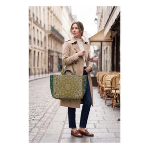 Llámalo por tu nombre - Maxi Bolso de Algodón Trébol | Verde