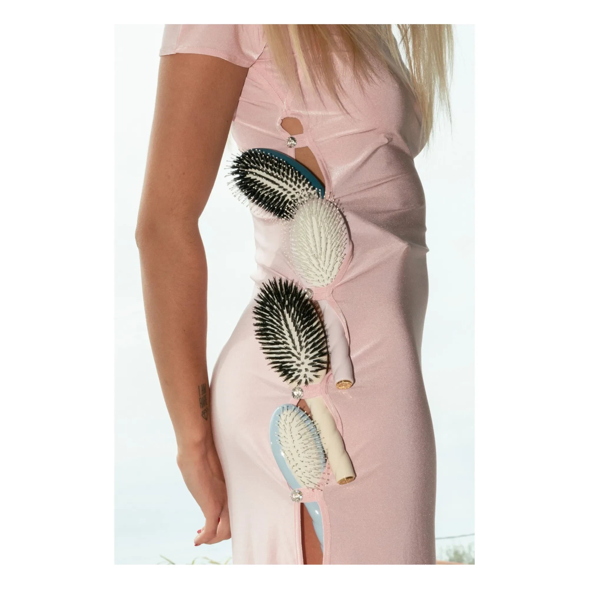La Bonne Brosse - N°4 The Miracle Small Brush - Desenredante y Masajeador | Azul claro