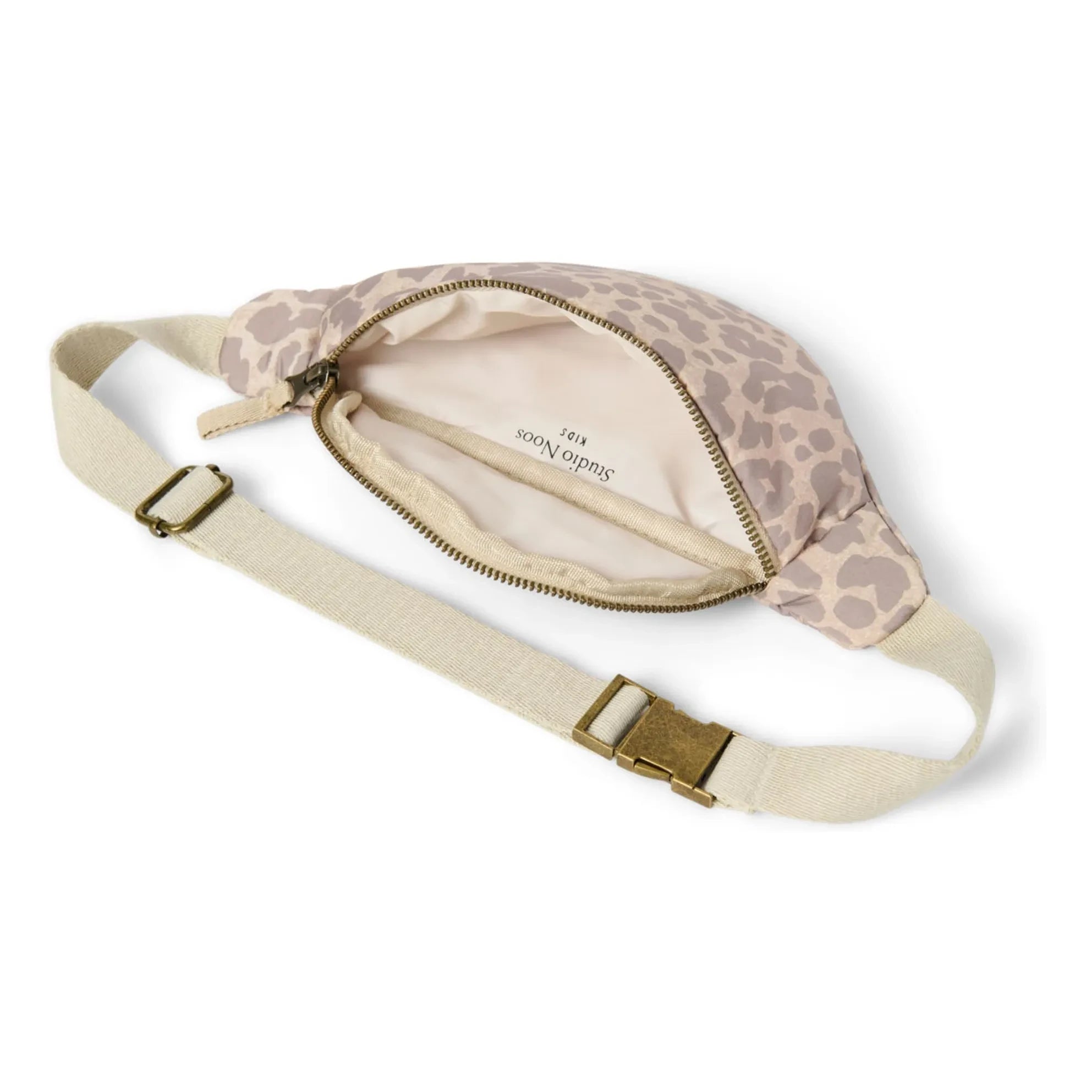 Studio Noos - Riñonera infantil Puffy Leopard | Beige
