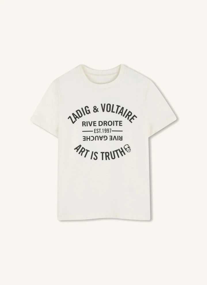 Zadig & Voltaire - Camiseta con logo Art Is Truth Algodón orgánico | Rosa