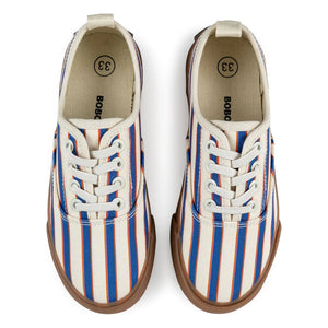 Bobo Choses - Zapatillas de deporte con cordones a rayas | Azul