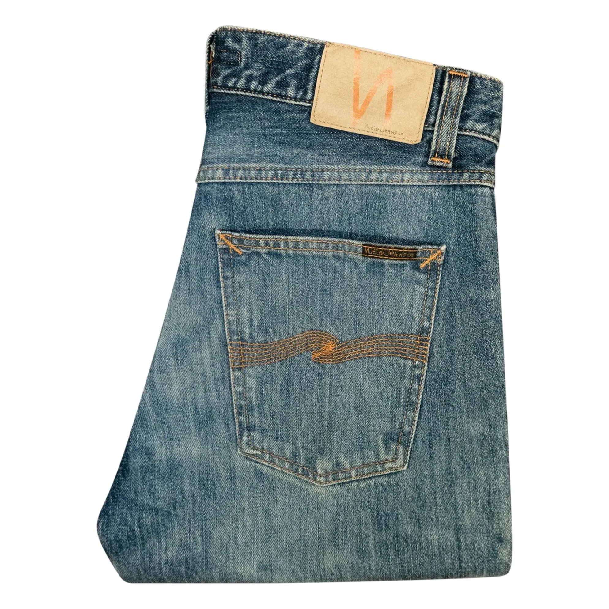 Nudie Jeans - Vaqueros Gritty Jackson Thriller | Azul lavado