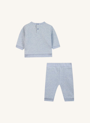 Tartine et Chocolat - Chiné Sweatshirt ve Jogger Takımı | Gökyüzü mavisi