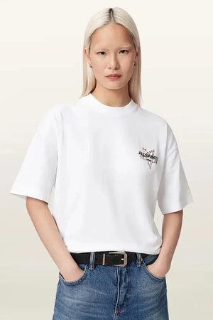 AllSaints Camiseta Oversize de Algodón para Mujer PENTACLE