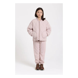 Smallable Kid - Bomber acolchada de lana | Rosa pálido