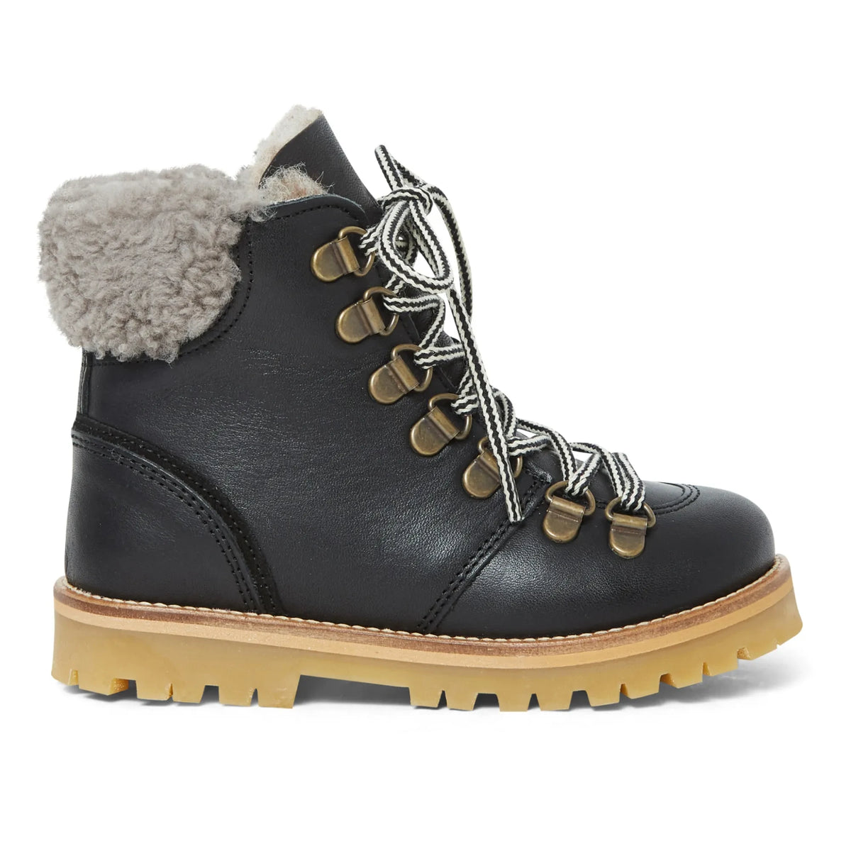Petit Nord - Botas de invierno con forro de piel | Negro