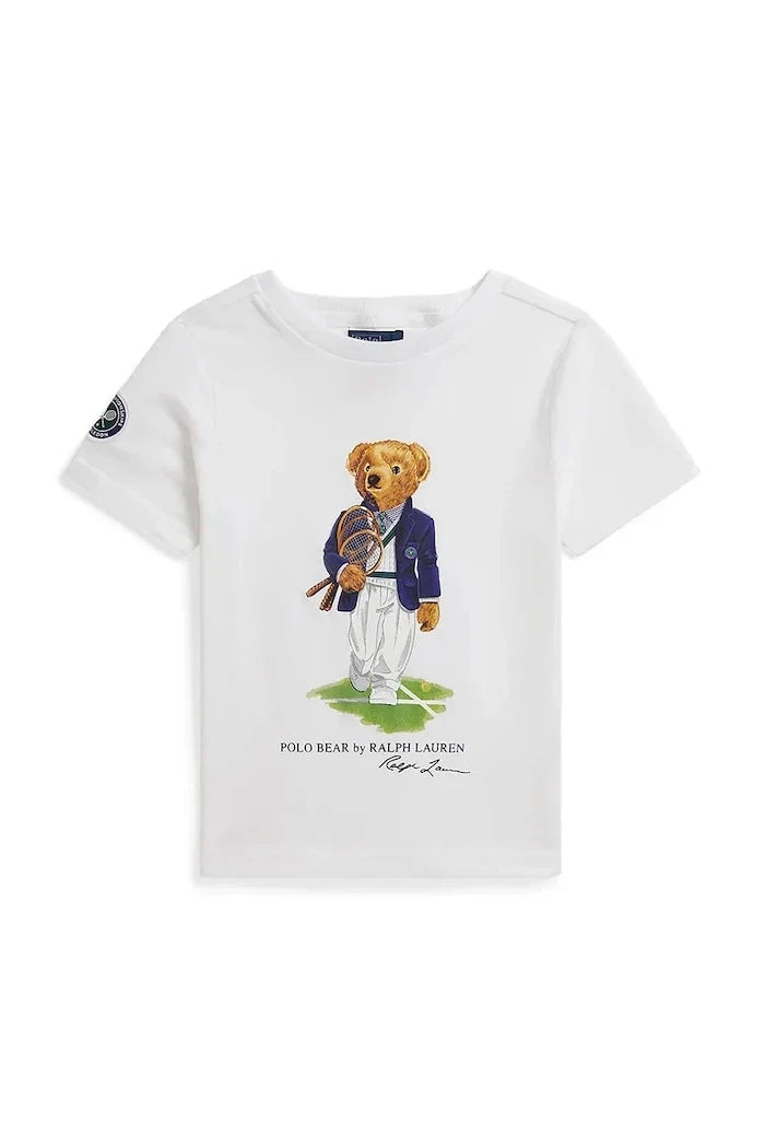 Polo Ralph Lauren camiseta de algodón Wimbledon para niños