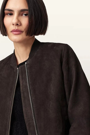 Chaqueta bomber de ante para mujer ORTEN de AllSaints
