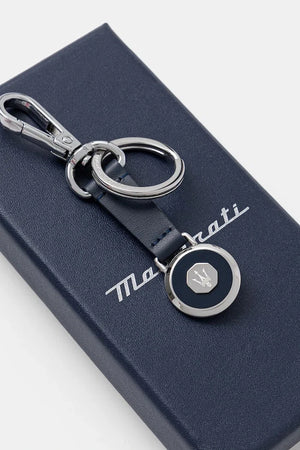 Llavero de cuero para hombre MASERATI