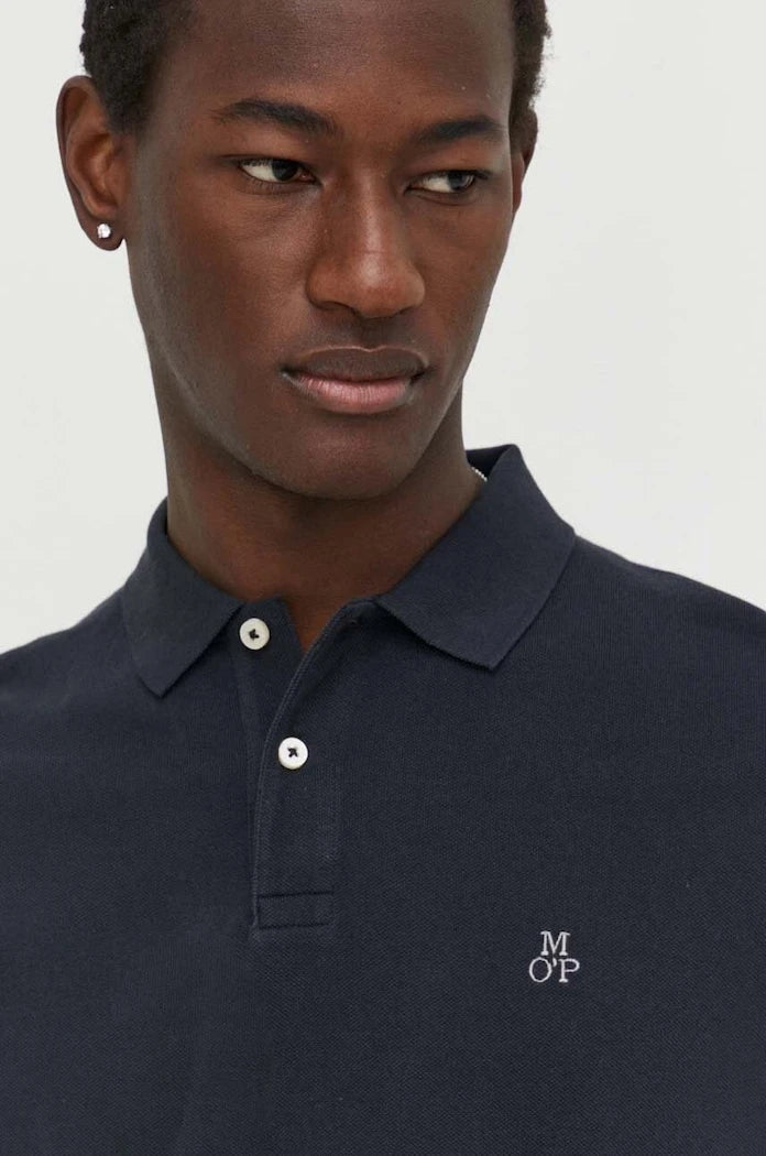 Camiseta de algodón con cuello Marc O'Polo
