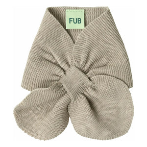 FUB - Bufanda de lana merina | Beige jaspeado