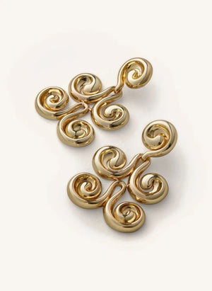 Jenny Bird - Mega Nico Pendientes | Oro