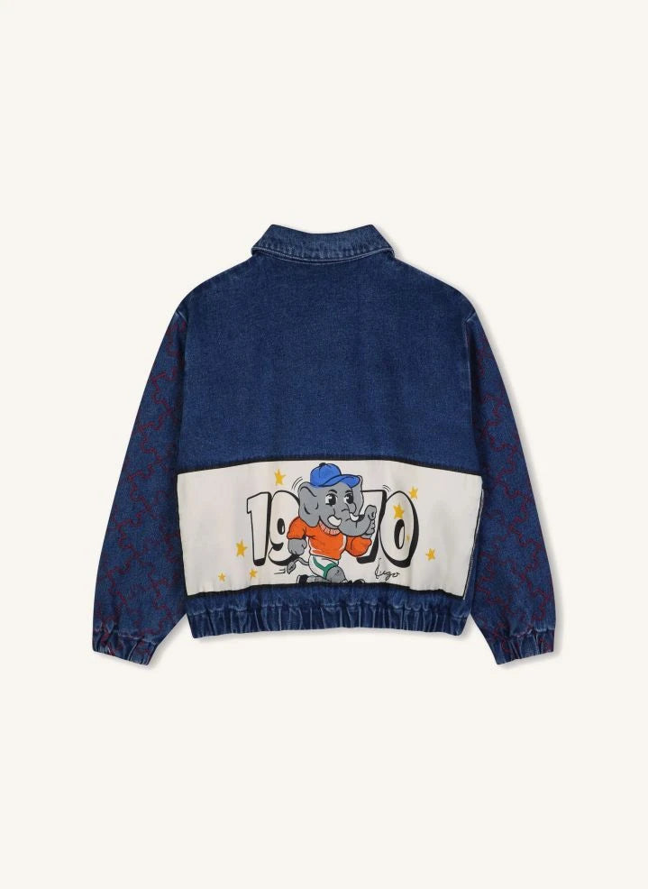 Kenzo - 1970 Denim Chaqueta con cremallera | Mavi