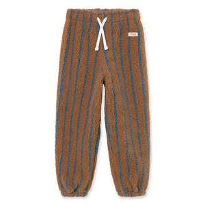 Tinycottons - Çizgili Sherpa Tarzı Jogger | Kahverengi