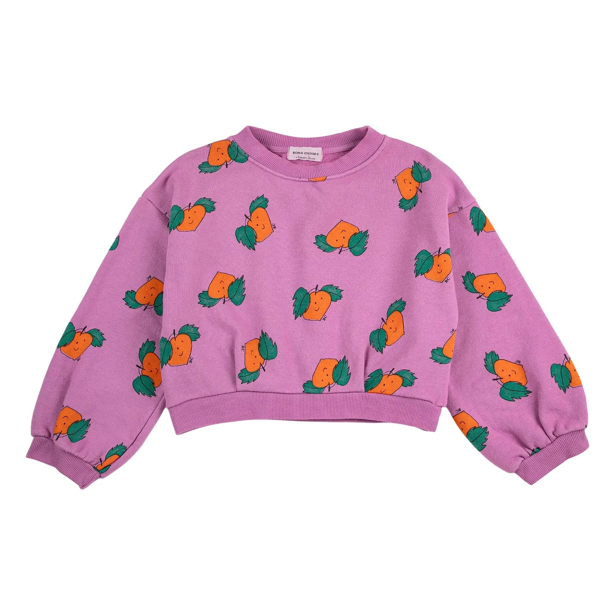 Bobo Choses - Sudadera Corta de Algodón Orgánico Morado