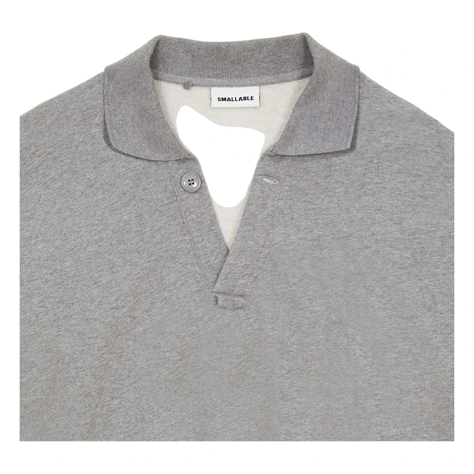 Smallable Man - Bob Bisiklet Yaka Sweatshirt | Heather Grey