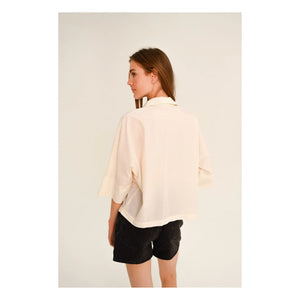 Sacrécoeur - Camisa Jodie Popelina | Crudo