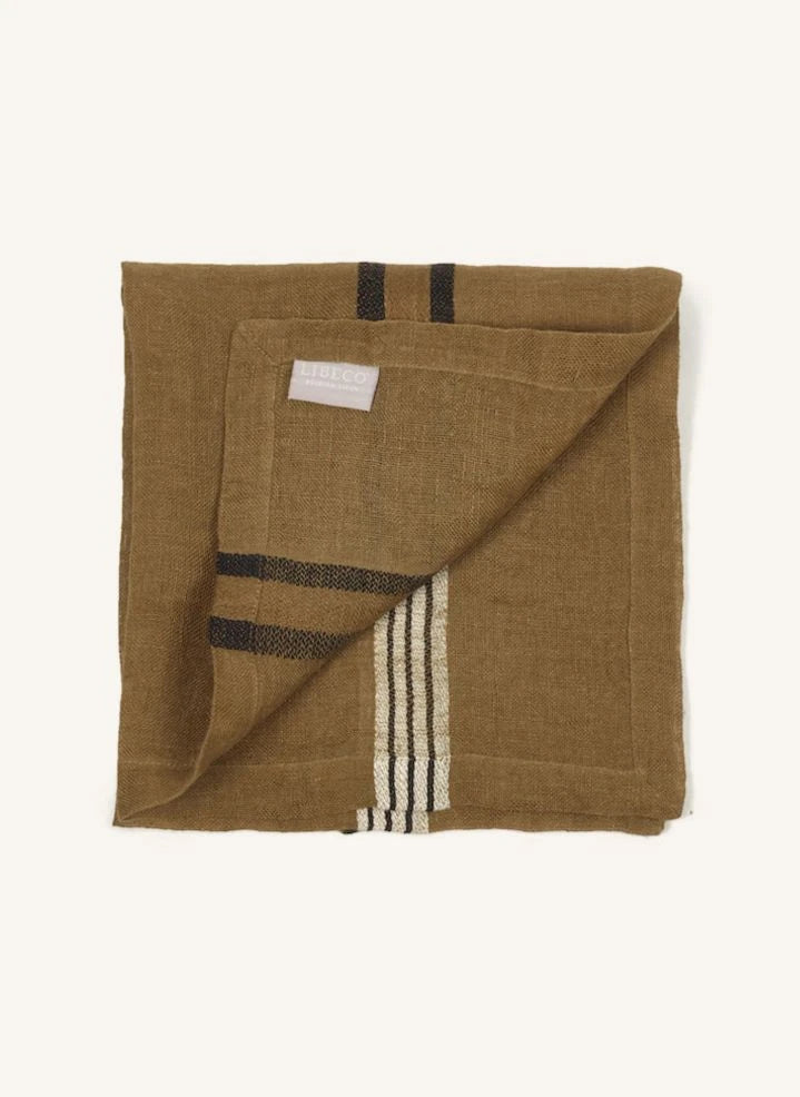 Libeco - Servilleta a Rayas | Beige