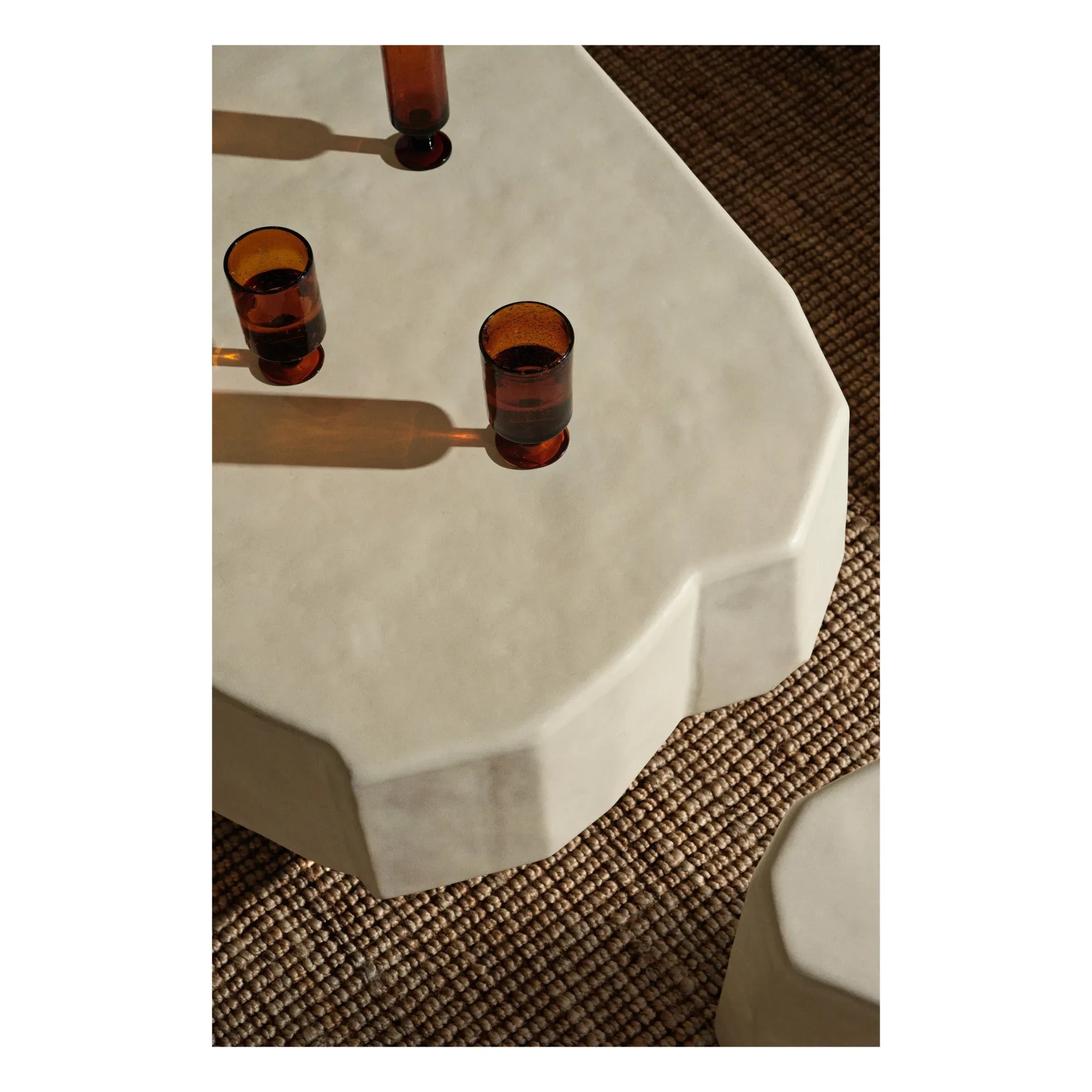 Ferm Living - Mesa de centro Staffa | Crema