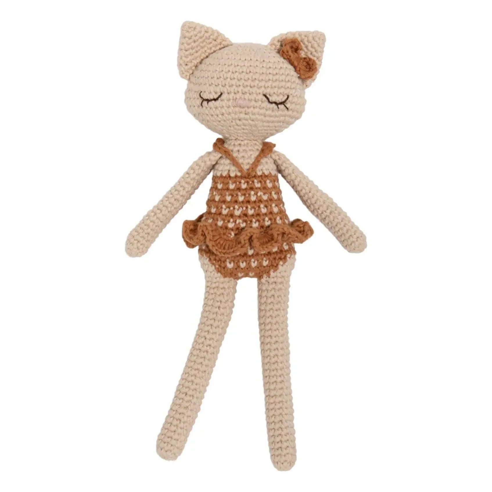 Patti Oslo - Doudou Gato Camille | Marrón