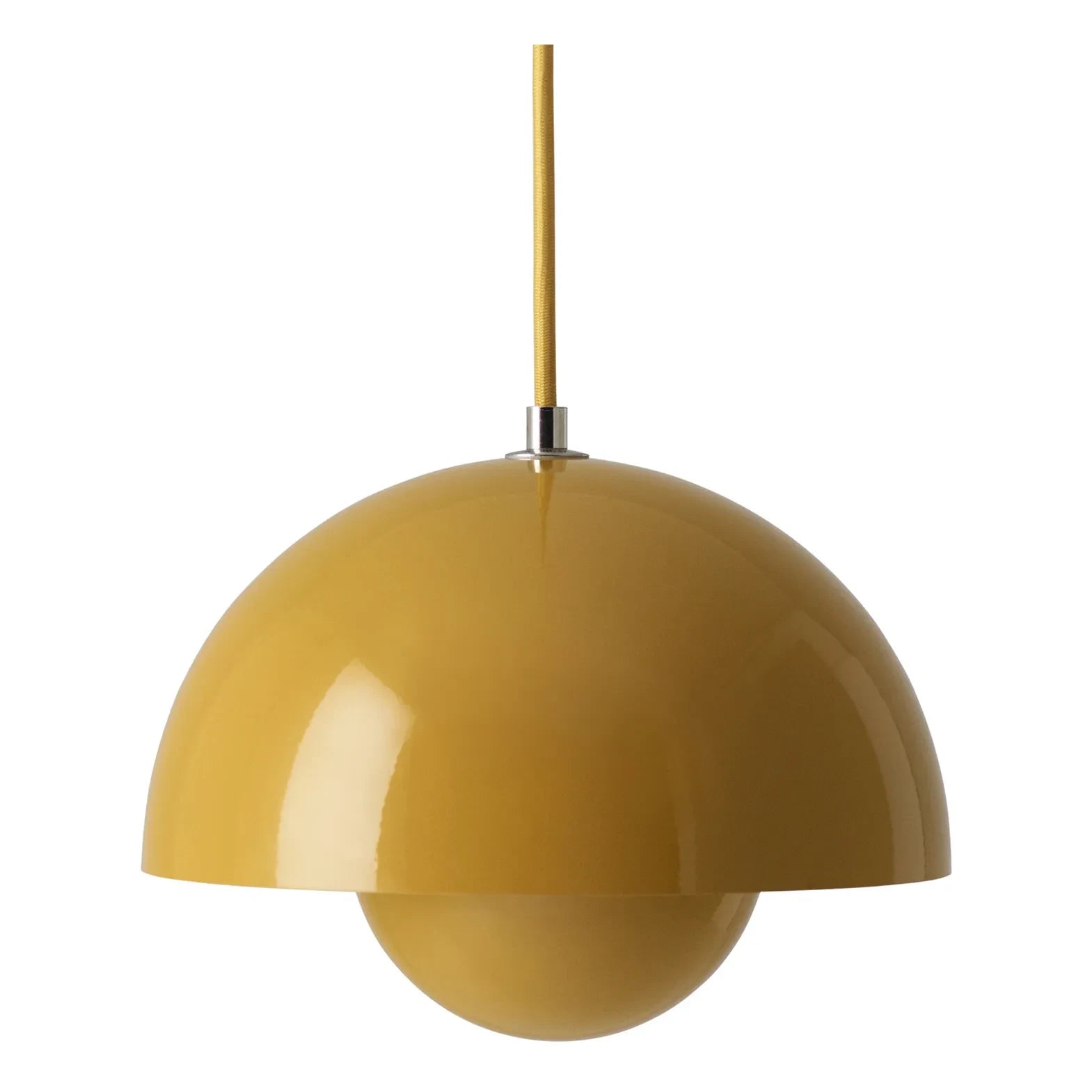 & Tradition - Lámpara colgante Flowerpot VP1, Verner Panton, 1968 | Mostaza