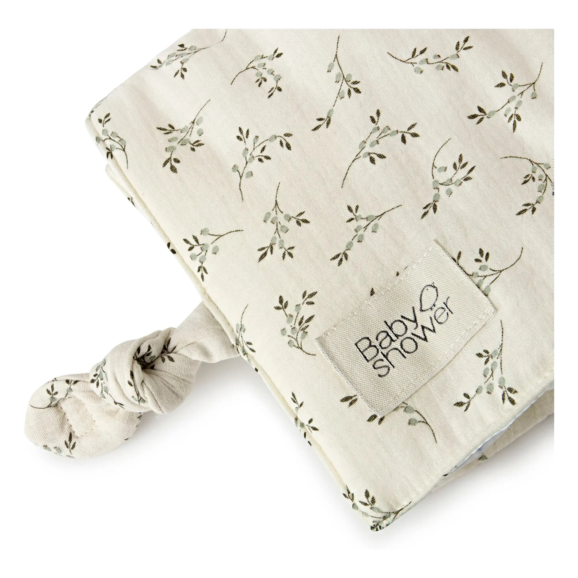 Babyshower - Cambiador de viaje Knot Olive Bloom | Crudo