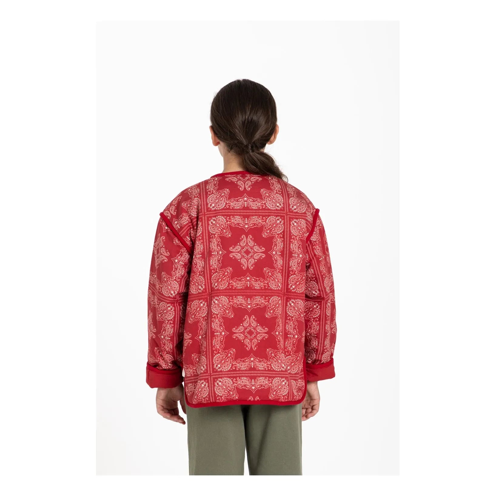 Hundred Pieces - Malya Bandana Ceket | Koyu kırmızı