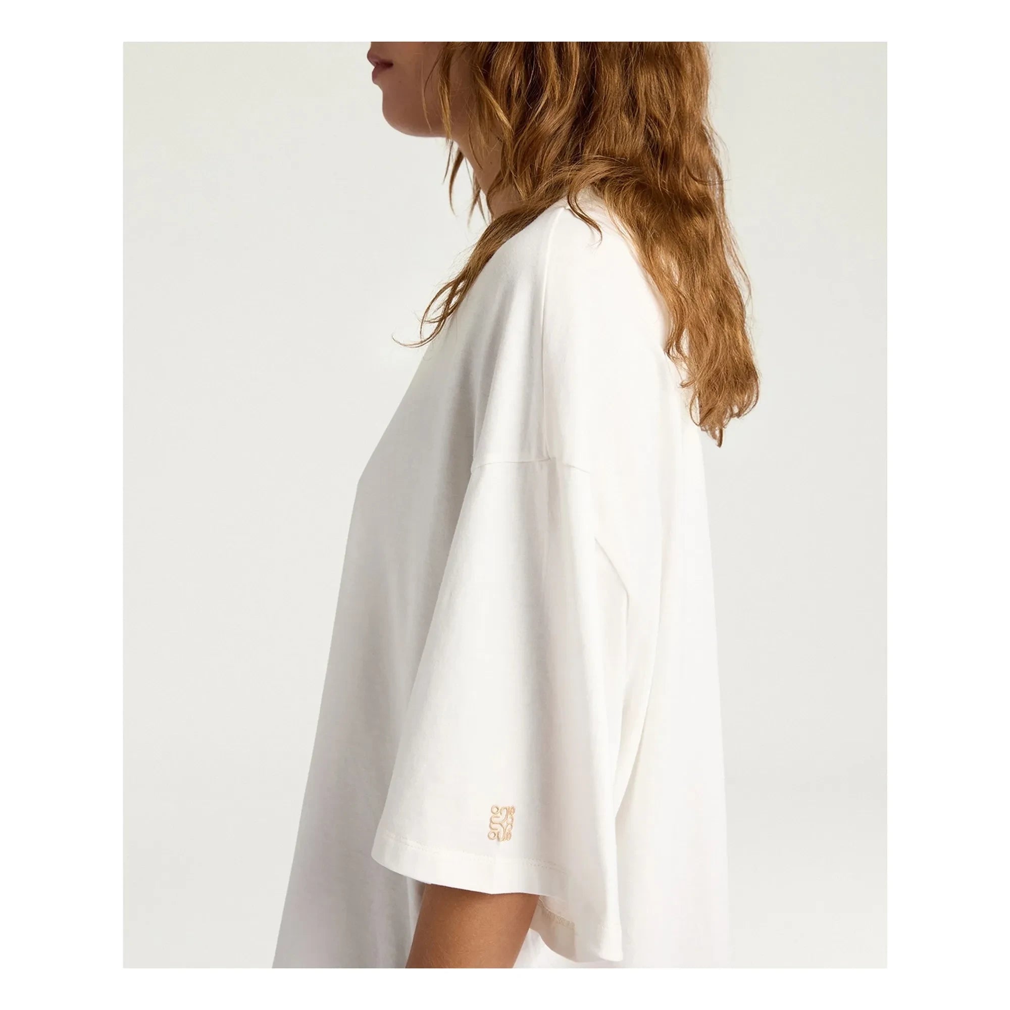 Momoni - Camiseta de algodón Journey | Blanco