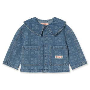 Tinycottons - Çiçek Desenli Denim Ceket | Oats