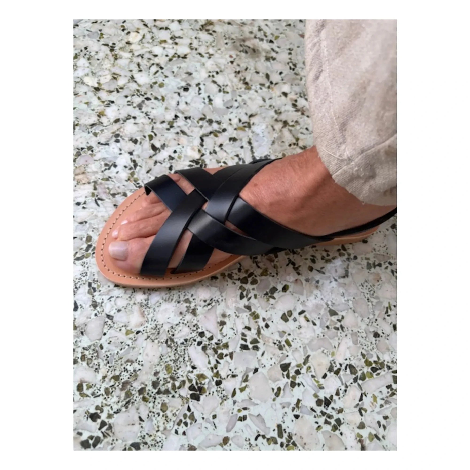 Théluto - Sandalias Roma | Negro