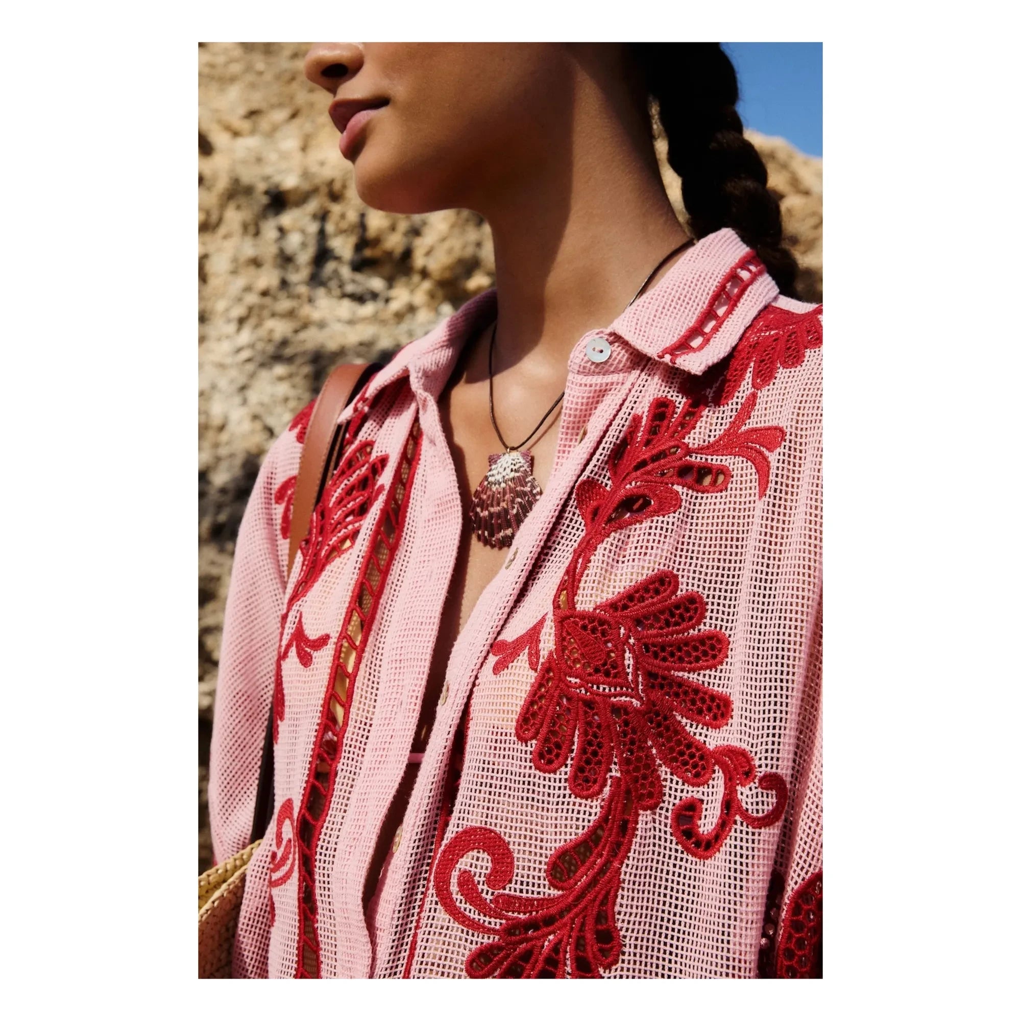 Farm Rio - Blusa arabesca | Rosa