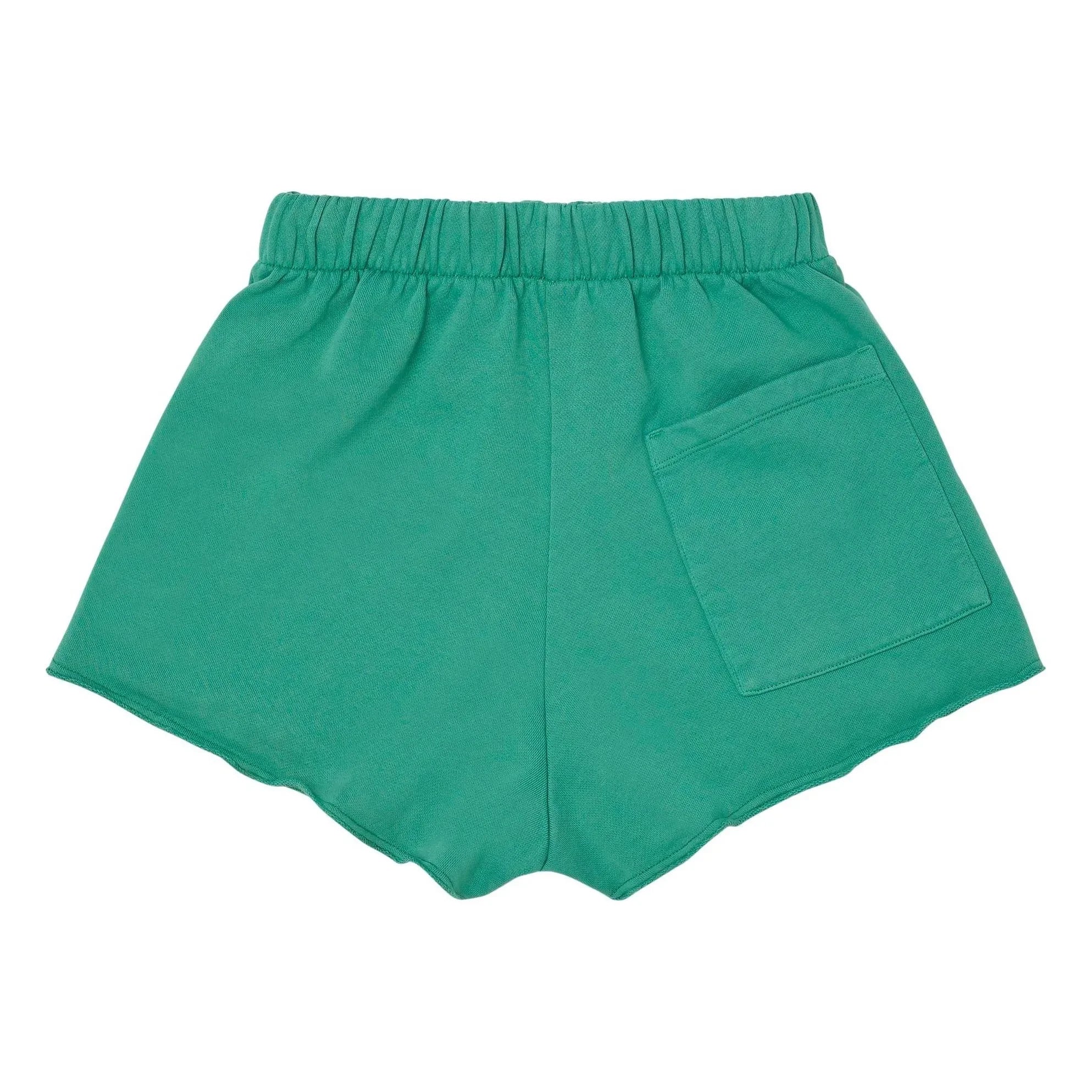 Main Story - Shorts de jogging recortados de algodón orgánico | Verde