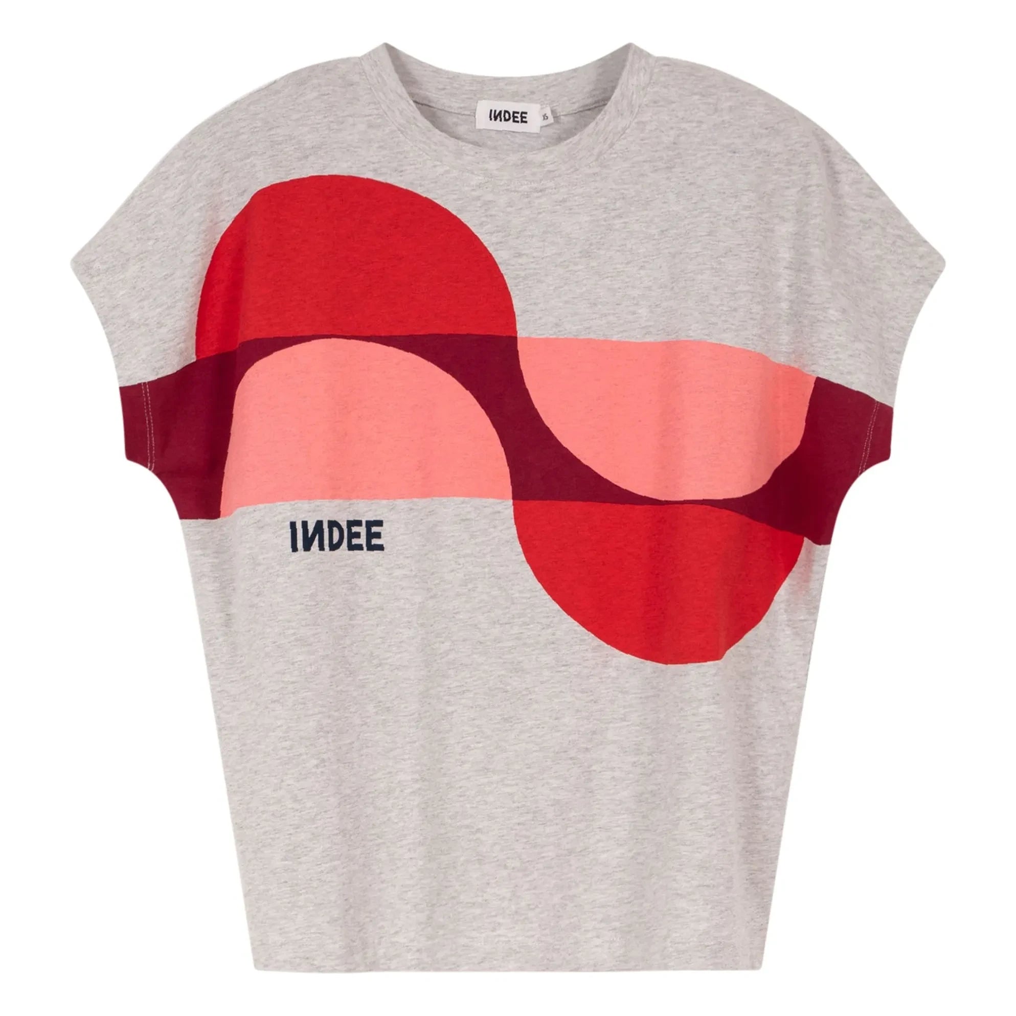 Indee - Camiseta estampada Mink | Gris jaspeado