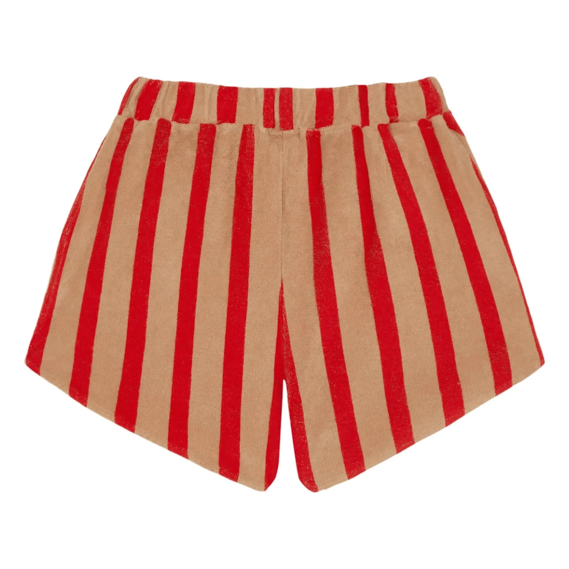 The Campamento - Pantalón corto a rayas | Camel