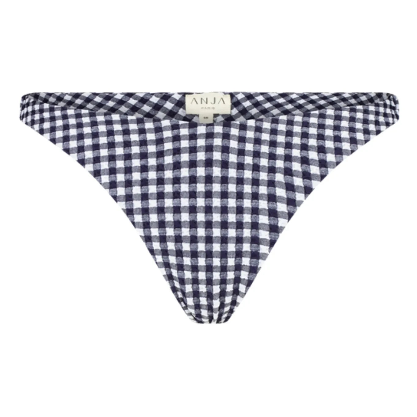 Anja Paris - Parte inferior de bikini Le Canon Vichy | Azul marino