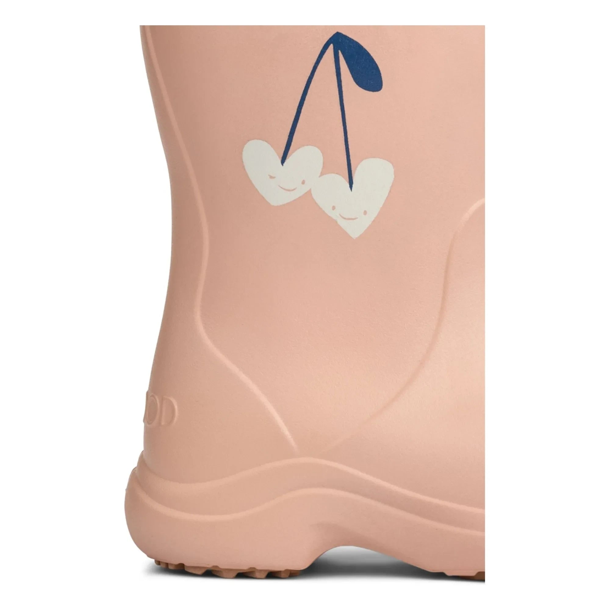 Liewood - Botas de agua Aston Hearts | Rosa pálido