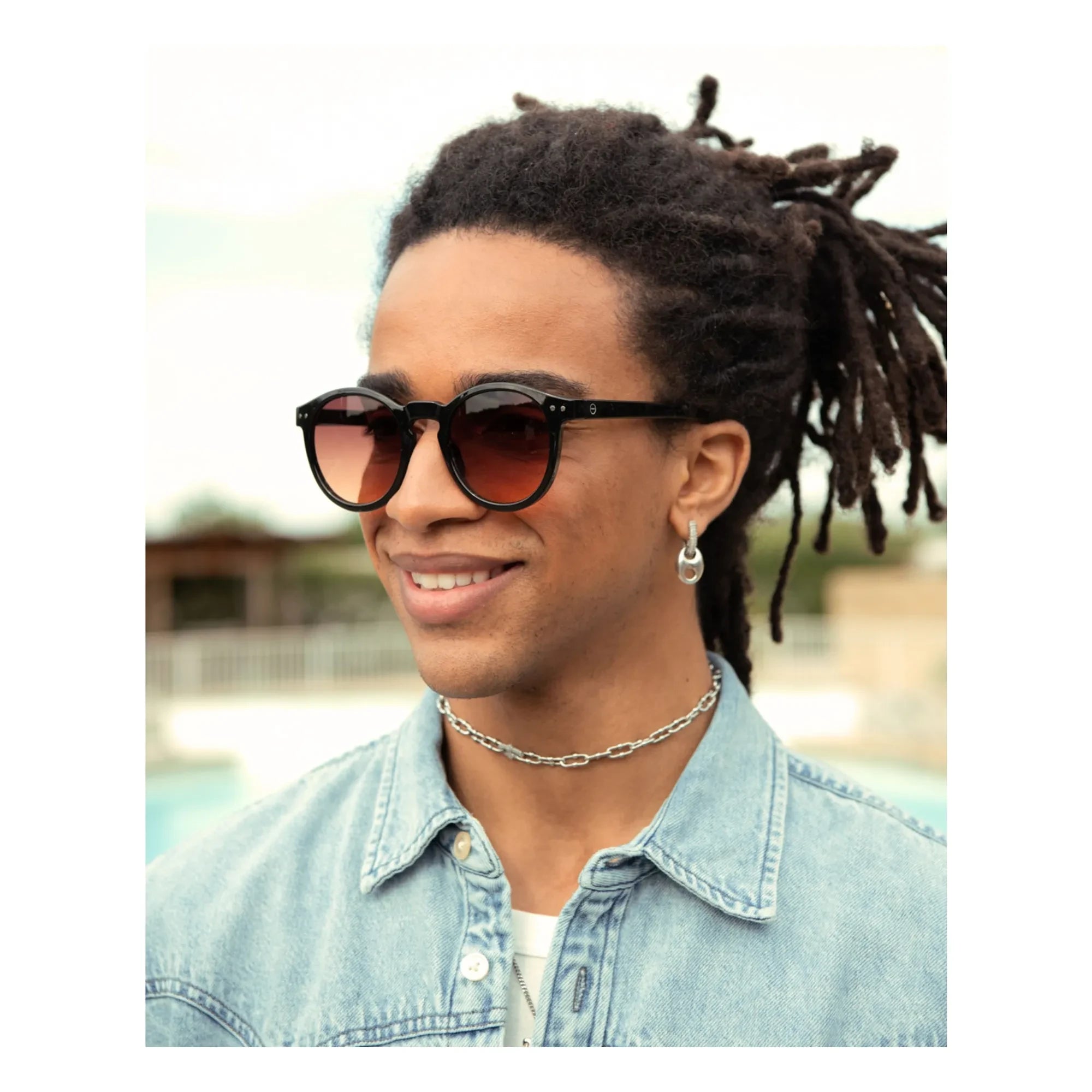 IZIPIZI - Gafas de sol #M | Negro brillante